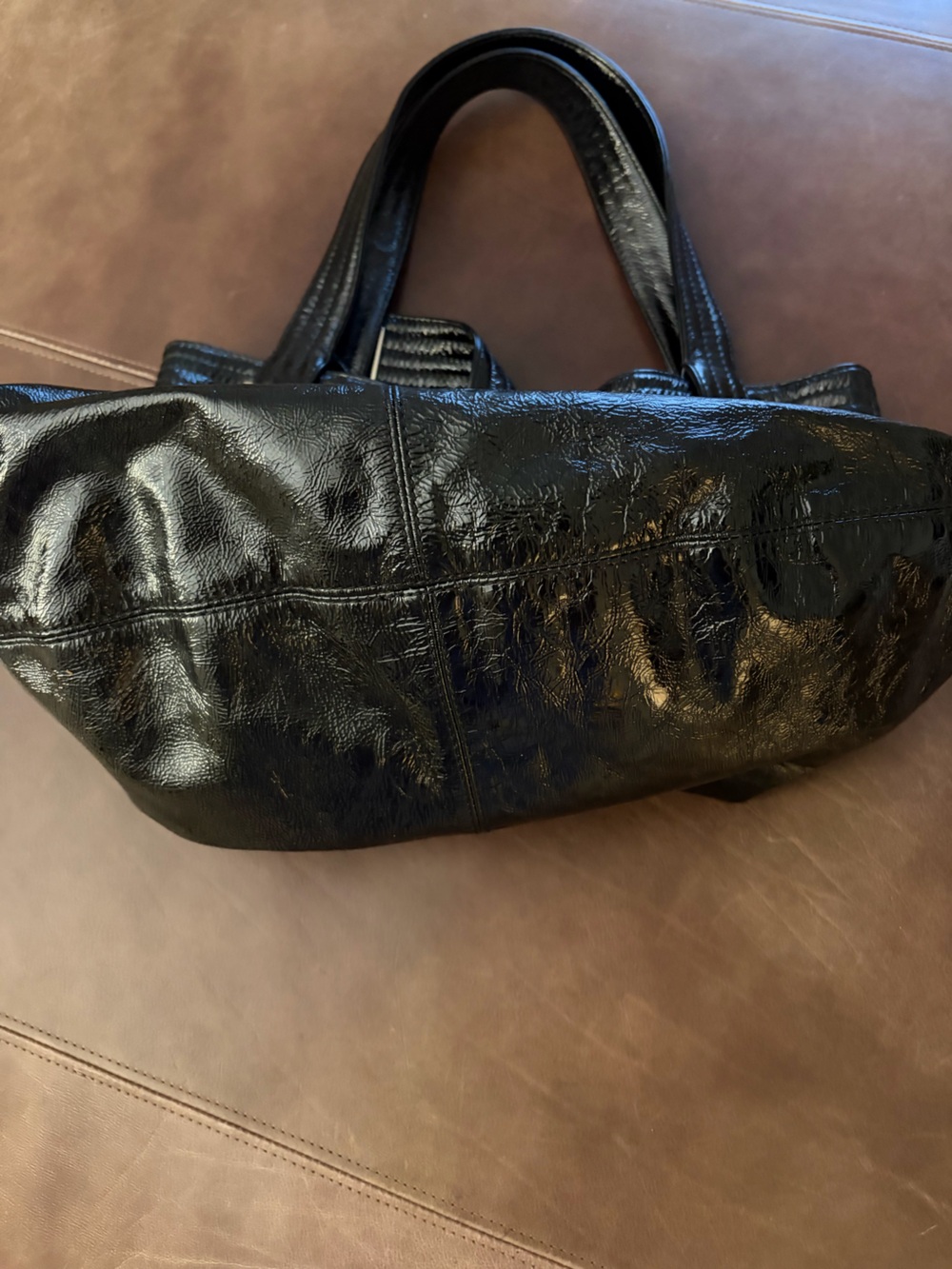 Y2K Kooba "Natasha" Patent Leather Tote/Shoulder Bag - Picture 8 of 8
